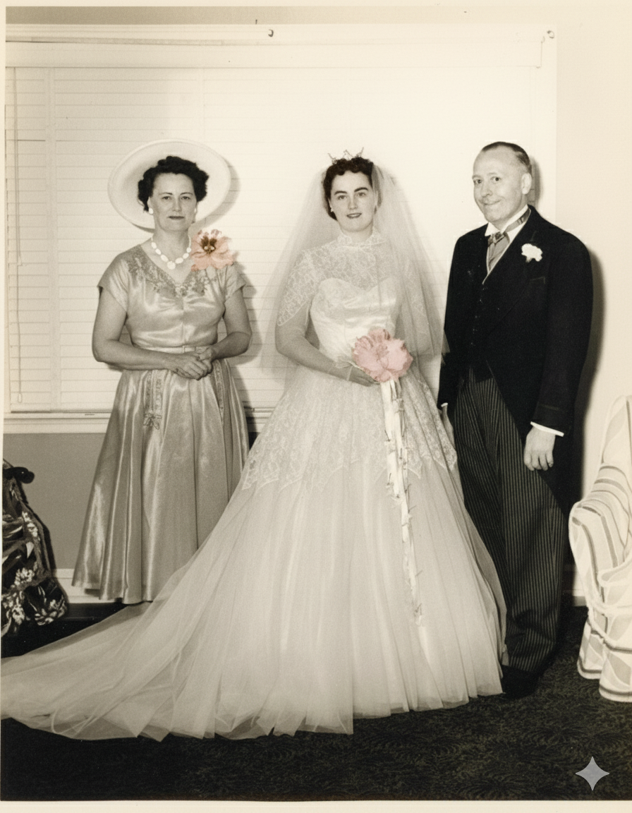 Mom-Dad Wedding 1953 (12)